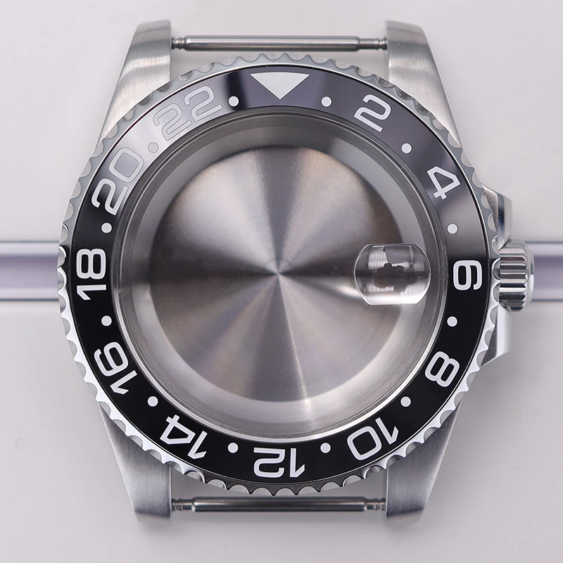 

40mm NH35 Case Stainless steel Sapphire glass 200m waterproof For NH34 NH35 NH36 Movement 28.5mm Dial Submariner gmt Watch Case