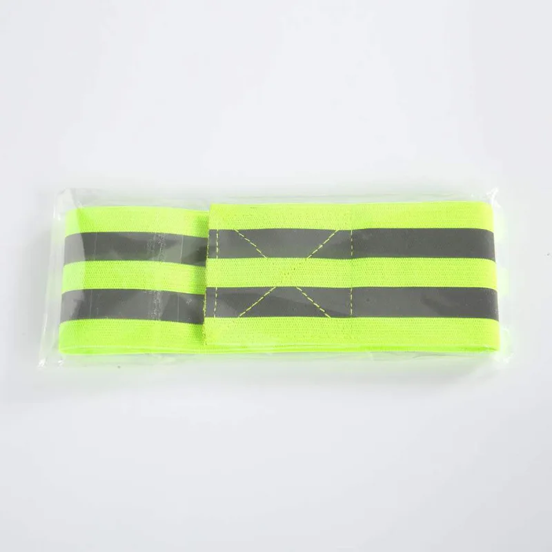 1Pc 5X35Cm Veiligheid Reflector Tape Bandjes Reflecterende Licht Arm Armband Strap Voor Night Running