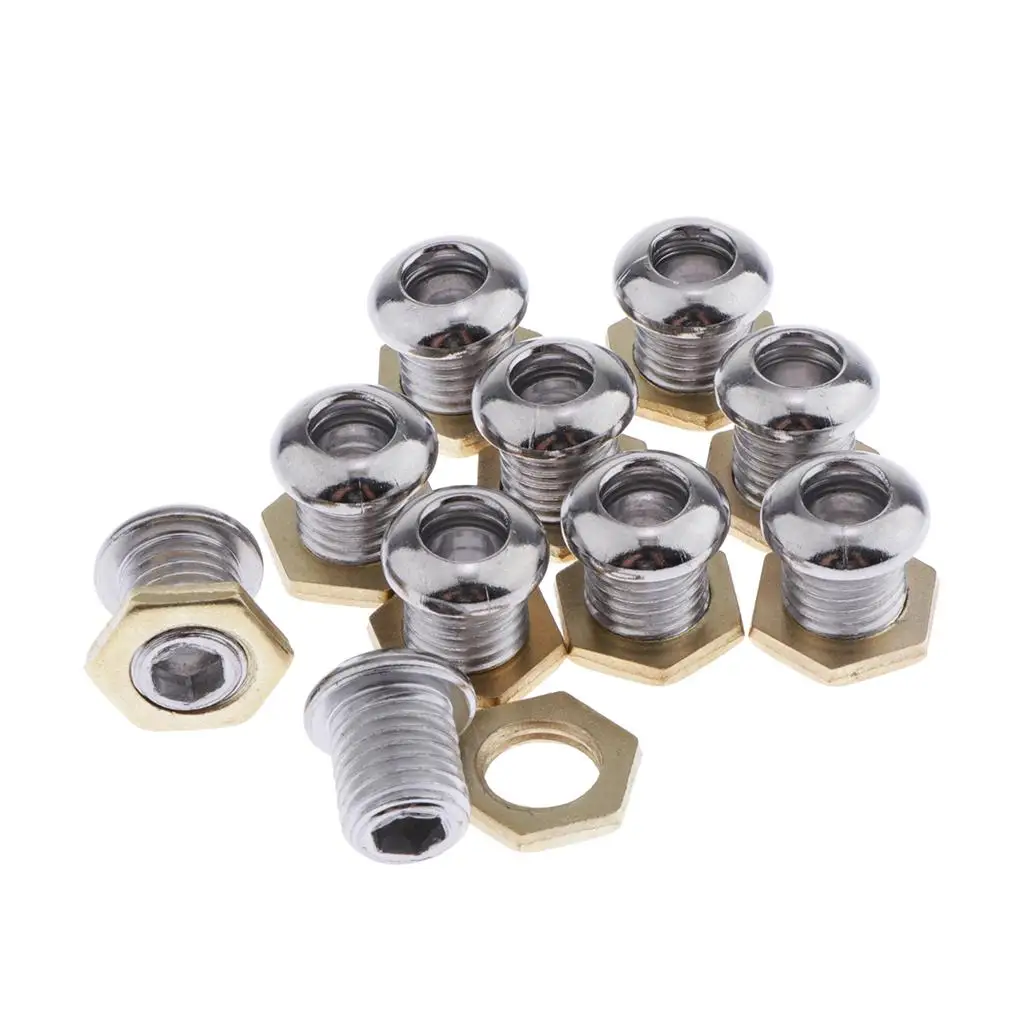 10pcs 1/2 '' Drum  Set with Sealing Nut for Bass Tom Snare Drum