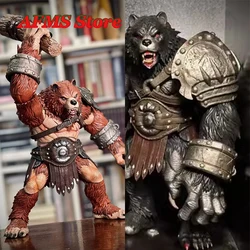 Memory TOYS 22cm Fantasy Ancient Warcraft Broken Claw Bear Warrior Druid For Soldier Action Figure Collection Hobbies