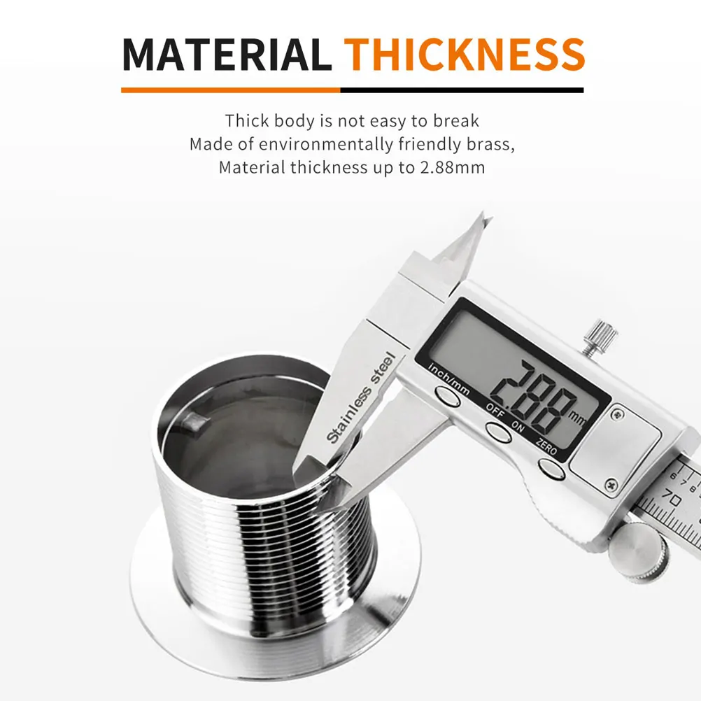 

1Pcs Heavy Duty Bathtub Drainer Full Copper Pop-Up Core Rustproof Drainage for Home Spa Beauty Salon Pop-Up Drainer Function