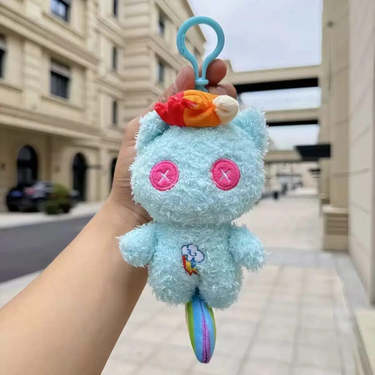 파란색