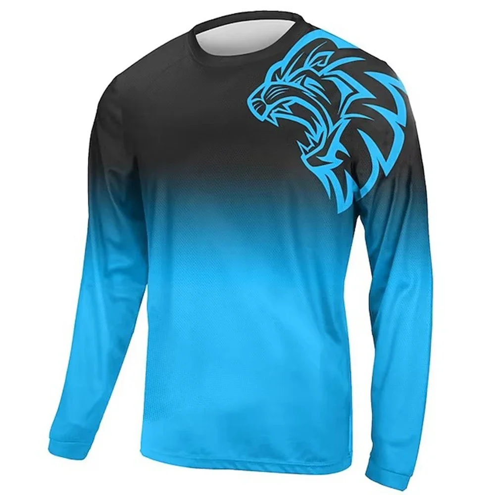 Men's Long Sleeved Top Sports T-shirts for Men's Gym Clothing Moisture Absorbing Soft and Quick Drying Men T-shirt