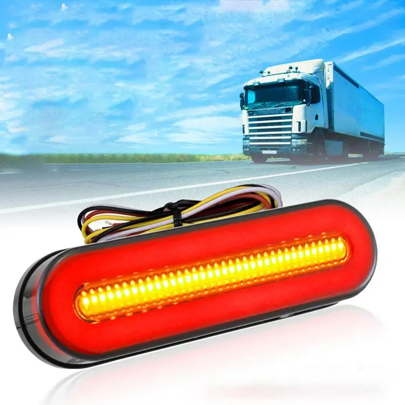 

LED Brake Lights LED Trailer Lights High Brightness Cargo Trailer Light Turn Signal Light Efficient LED Stop Turn Tail Light For