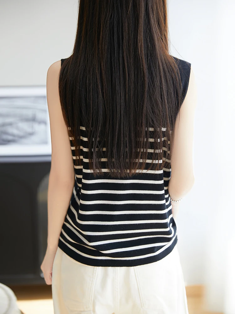 الحرير محبوك حزام سترة المرأة الجديدة جولة Ne Svel ملابس خارجية Bla الأبيض المشارب عارضة الصيف رقيقة Sle