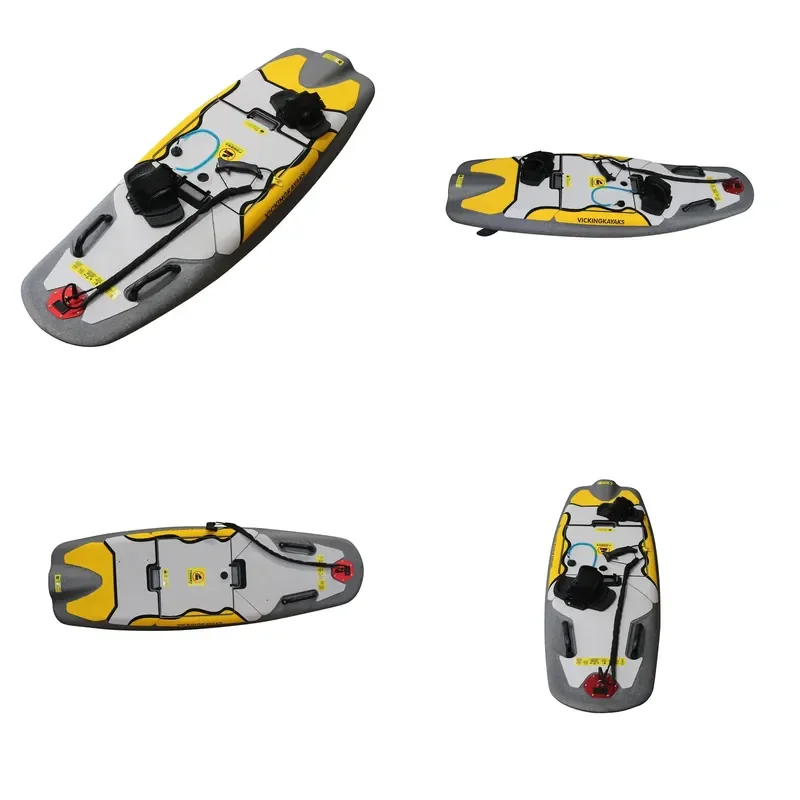 Vicking Factory's New Arrival 12KW Battery-Powered Solo Jet Surf Electric Surfboard High Speed 55KM/H Active Surfing