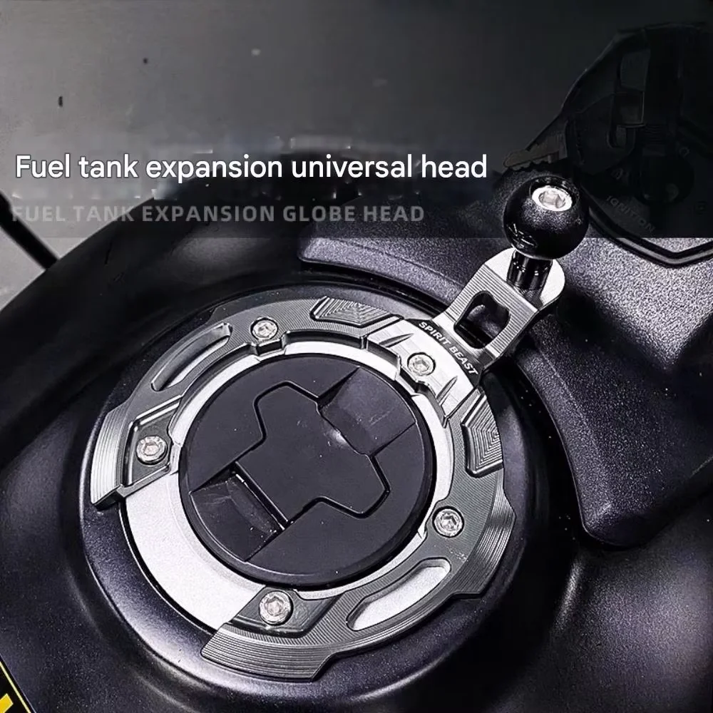 FOR Haojue TR300 CNC Fuel Tank Decor Ring Anti-Slip Phone Navigation Expansion Stand for GSX250 DL250 Motorcycle Stable Mount