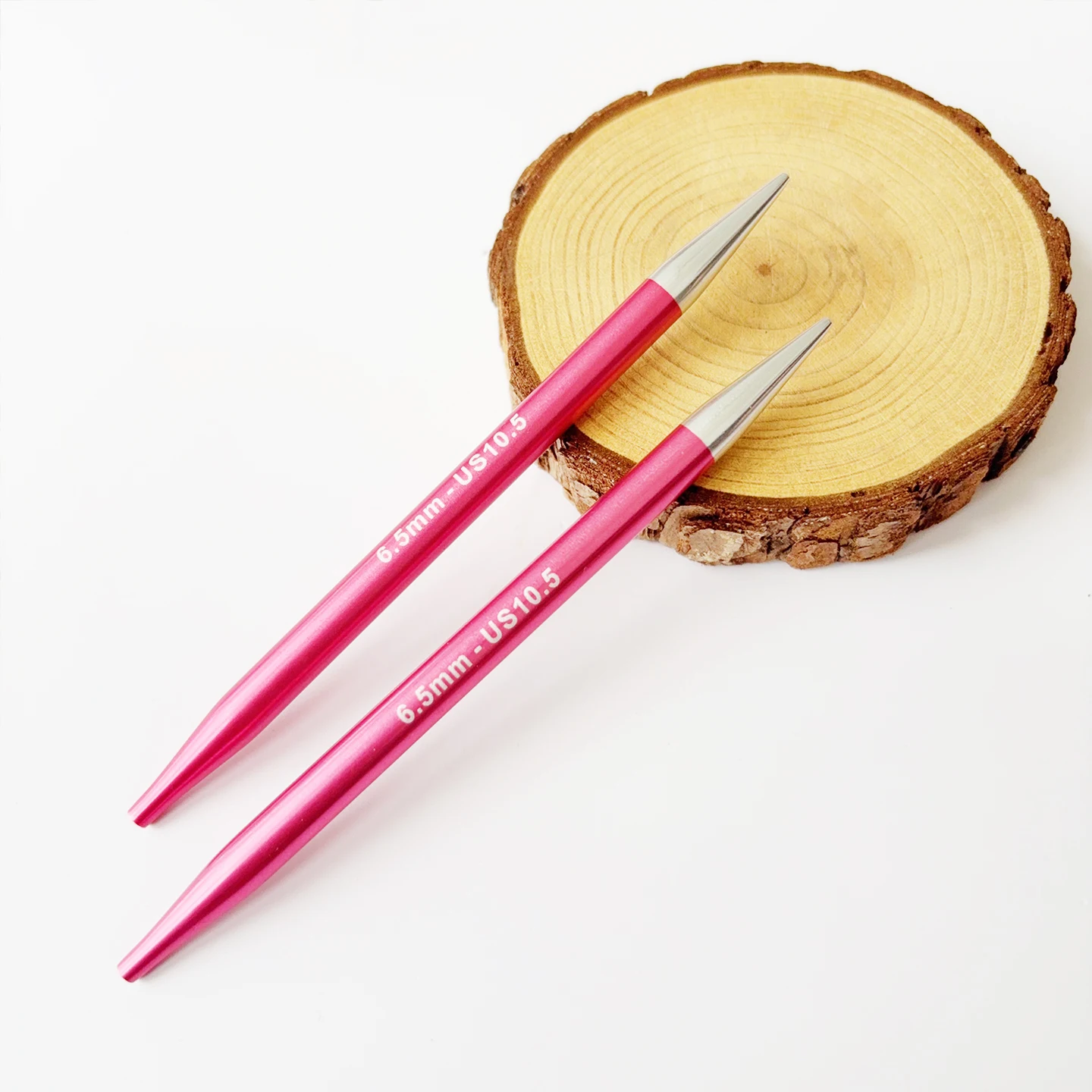 1 Pair Knitpro Zing Normal Interchangeable Circular Needle Tips 11.5cm
