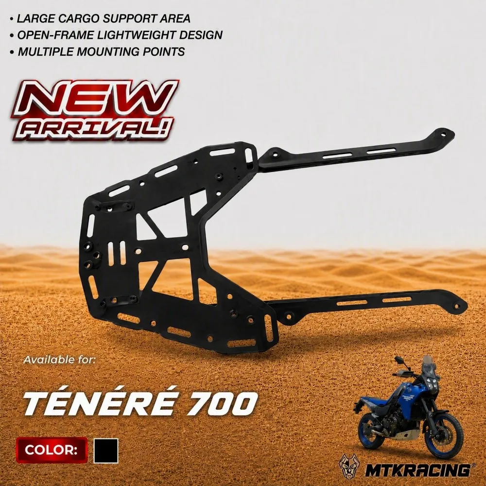 NICECNC For Yamaha Tenere 700 2019-2024 Motorcycle Passenger Handle Luggage Rack For Yamaha Tenere 700 T700 Accessories