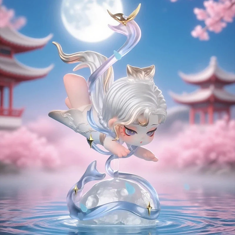 

Dodosugar Linglong Summer Charm Shyi Series Blind Box Mystery Box: Модные игрушки, кавайные аниме-фигурки, модели, сюрприз, подарки на день рождения