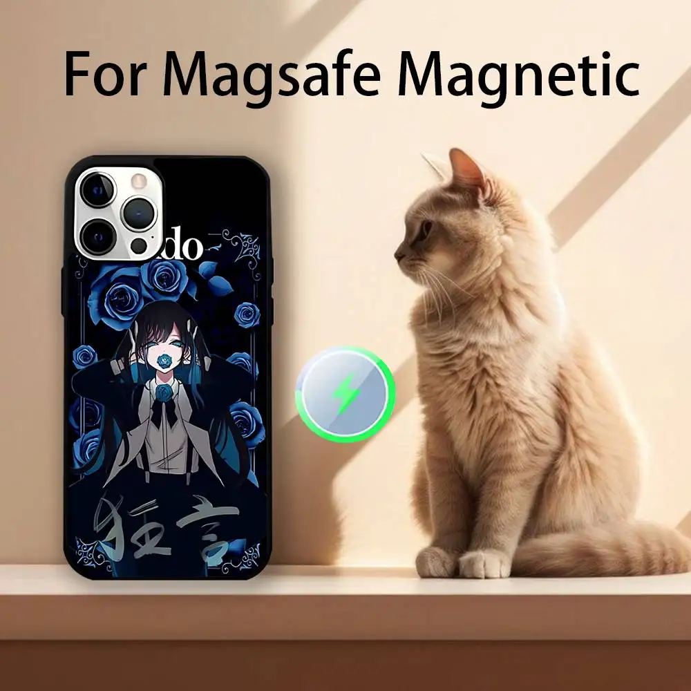 ألبوم Ado Kyogen X Uta لهاتف IPhone 17,16,15,14,13,12,11,Pro,Max,Plus,Mini,SE4,E غطاء حماية مغناطيسي