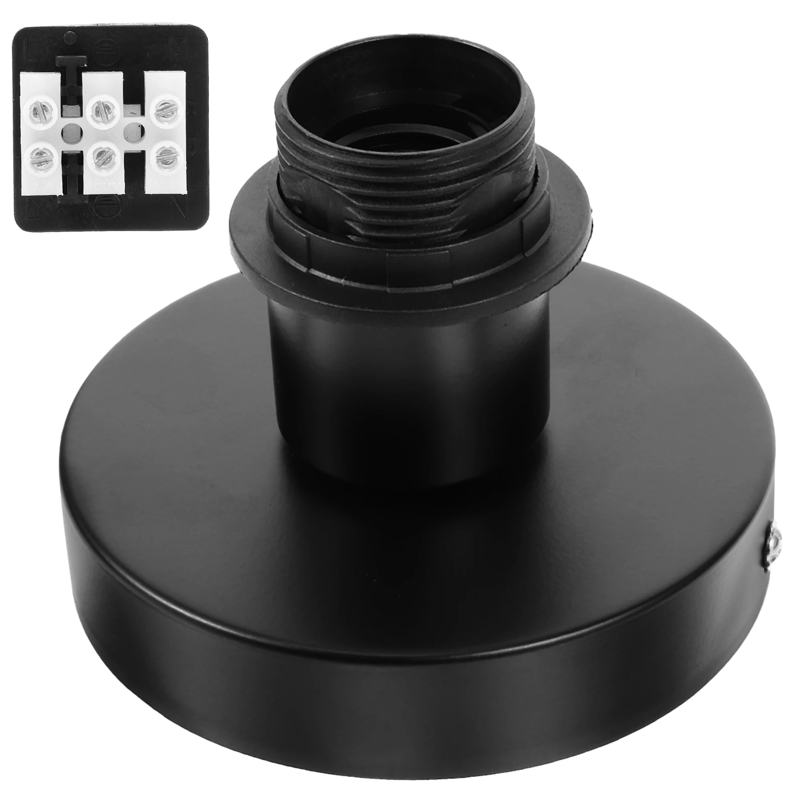 

1pcs Lamp Holder Light Socket Base For Ceiling Light Fixture Diy Metal Lamp Parts For Making Lamps Bulb Socket Replacement