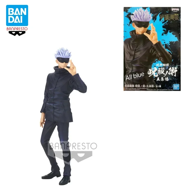 In Stock Original Bandai BANPRESTO Anime Jujutsu Kaisen Figure Gojo Satoru Anime Figure Model PVC Toys Collection Ornaments Gift