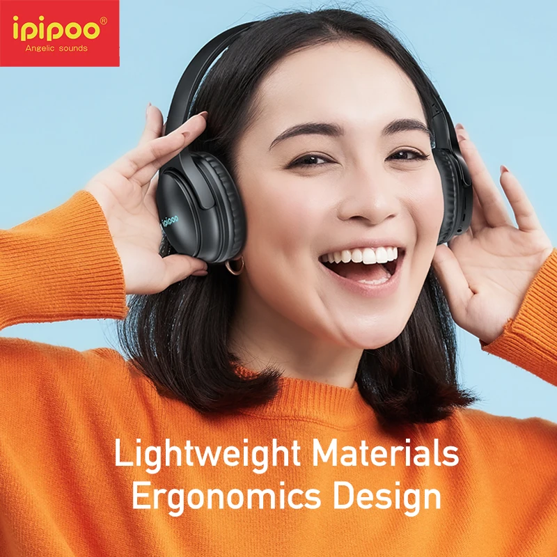 Headphone Nirkabel Bluetooth 5.4 Headset Over-Ear Audio Resolusi Tinggi 43dB Earphone Peredam Kebisingan Aktif Hibrida 60 Jam