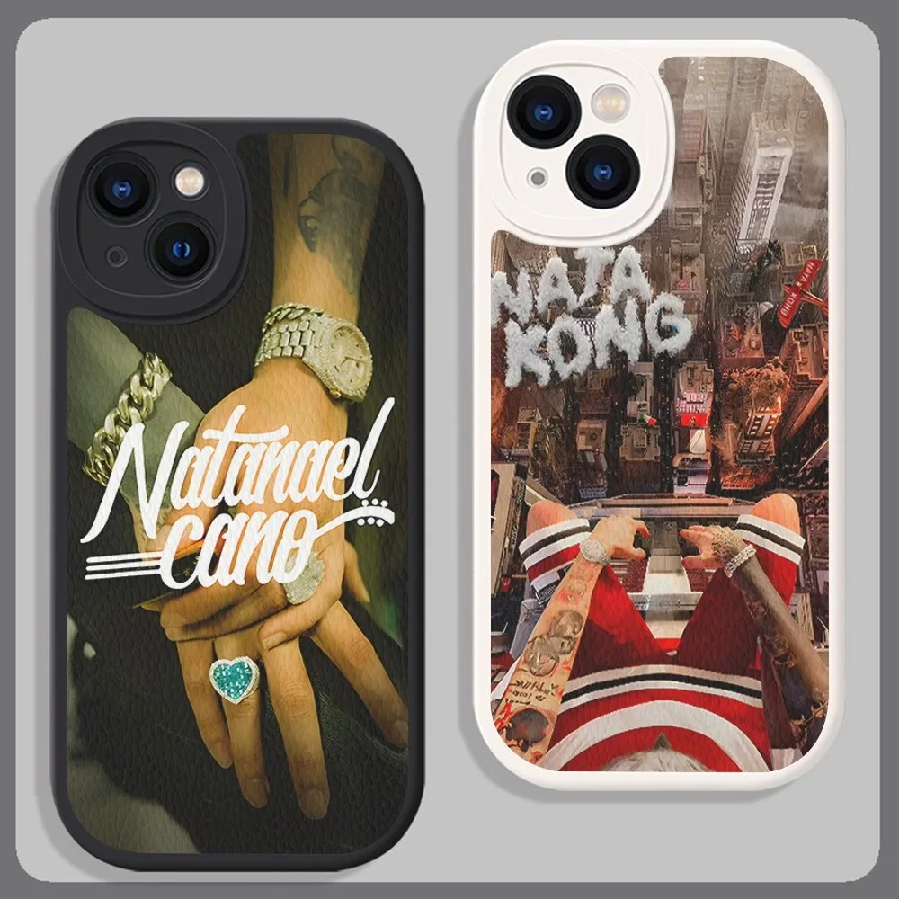 Natanael Cano Rapper CT Phone Case Hard Leather For IPhone 16 15 14 13 12 Mini 11 14 Pro Max Xs X Xr 7 8 Plus Fundas