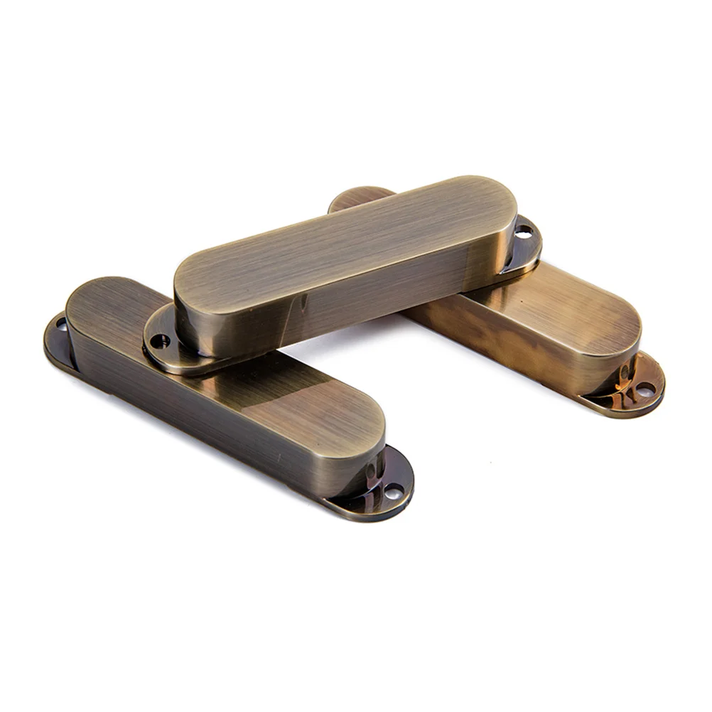 

Guitar Neck Pickup Cover Brown for St Style Electric Guitar Replacement Parts Metal Sturdy Performance Pickup Covers