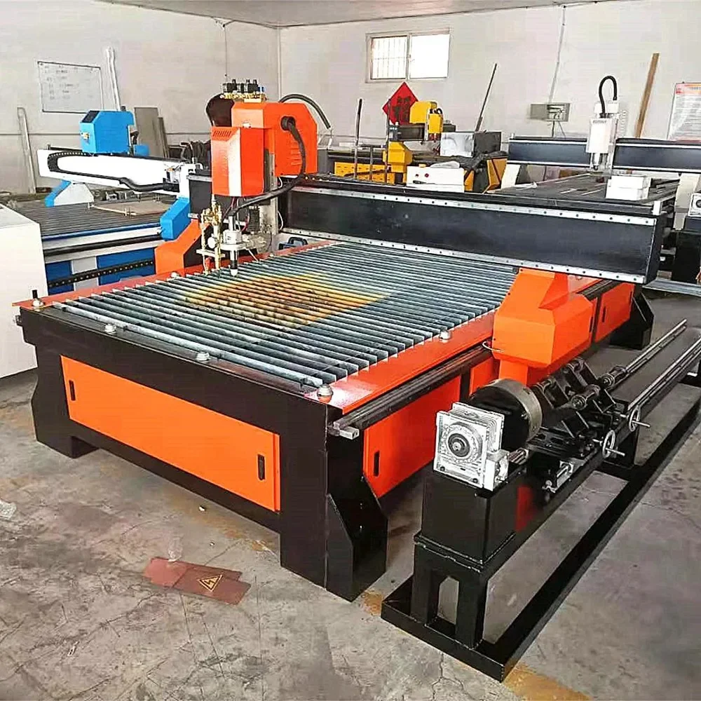 

Robotec 3D Plasma Cutter Cut 40 Metal Tube Cutting Machine Cnc With Rotary Device 1325 Metal Cutting Machine For Sale