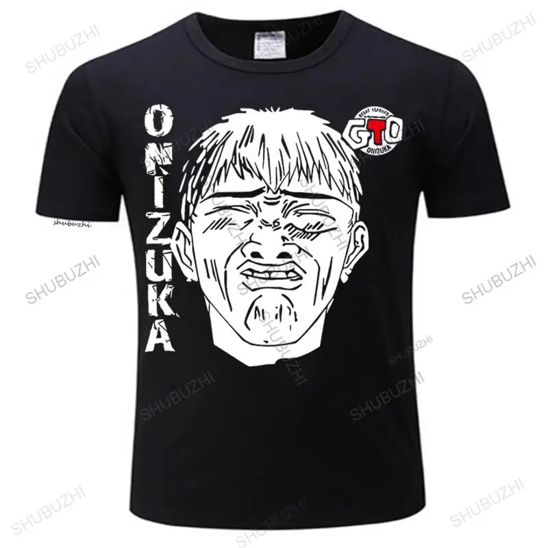 الرجال الصيف عالية الجودة تي شيرت GTO المعلم العظيم Onizuka القمصان حجم صغير لصديقها للجنسين موضة طاقم الرقبة تي شيرت