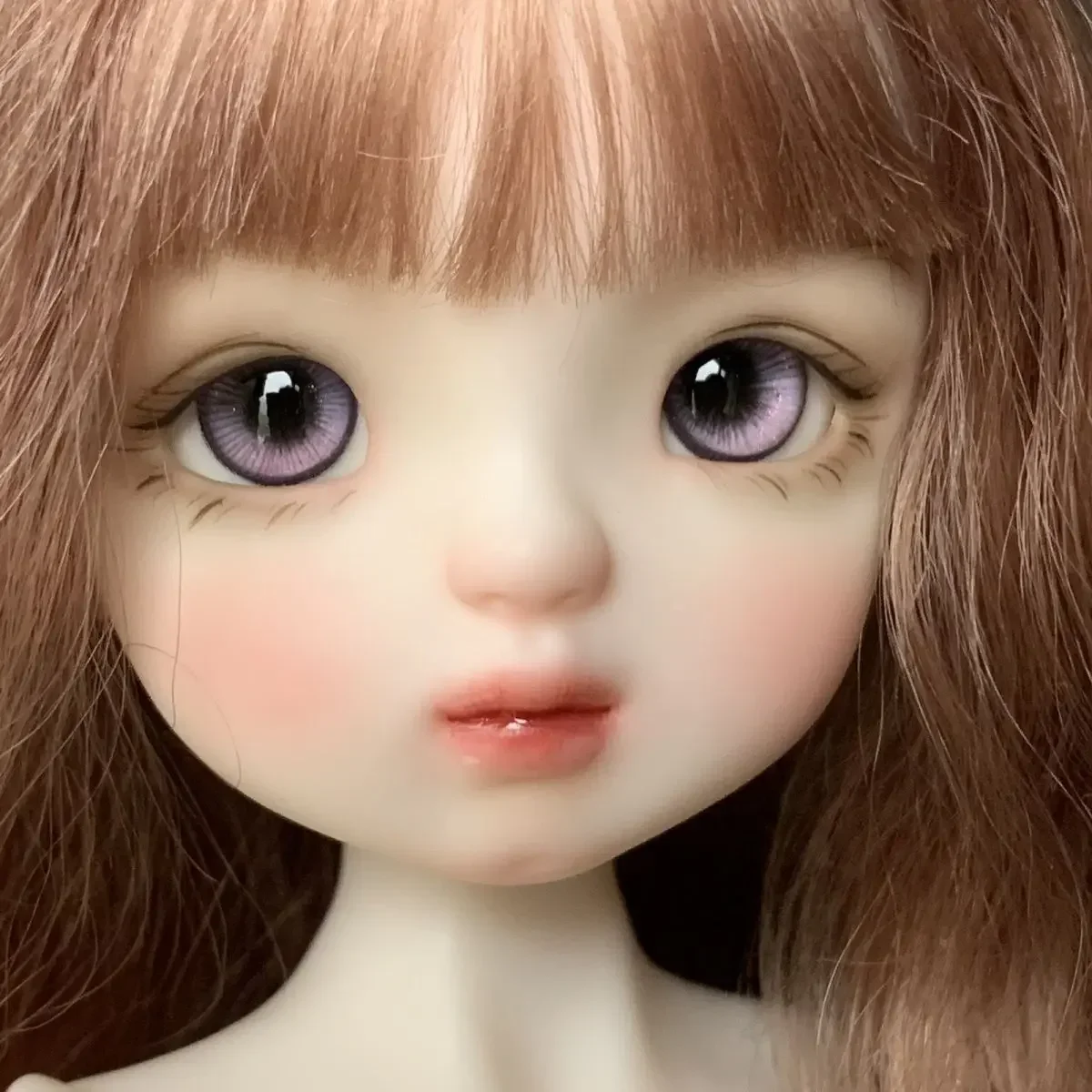 12/14/16mm Doll Eyes for Bjd Doll Plaster Eyeball Human Realistic Stereoscopic Diy Girl Toys Dress Up Doll Accessories