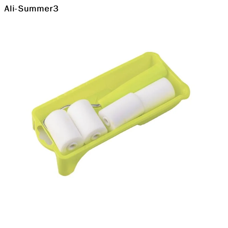 【WF】【Wp】6Pcs High-Density Foam Paint Roller Paint Tray Liner 2 Inch Small Paint Roller Kit For Wall Painting Tools view 4