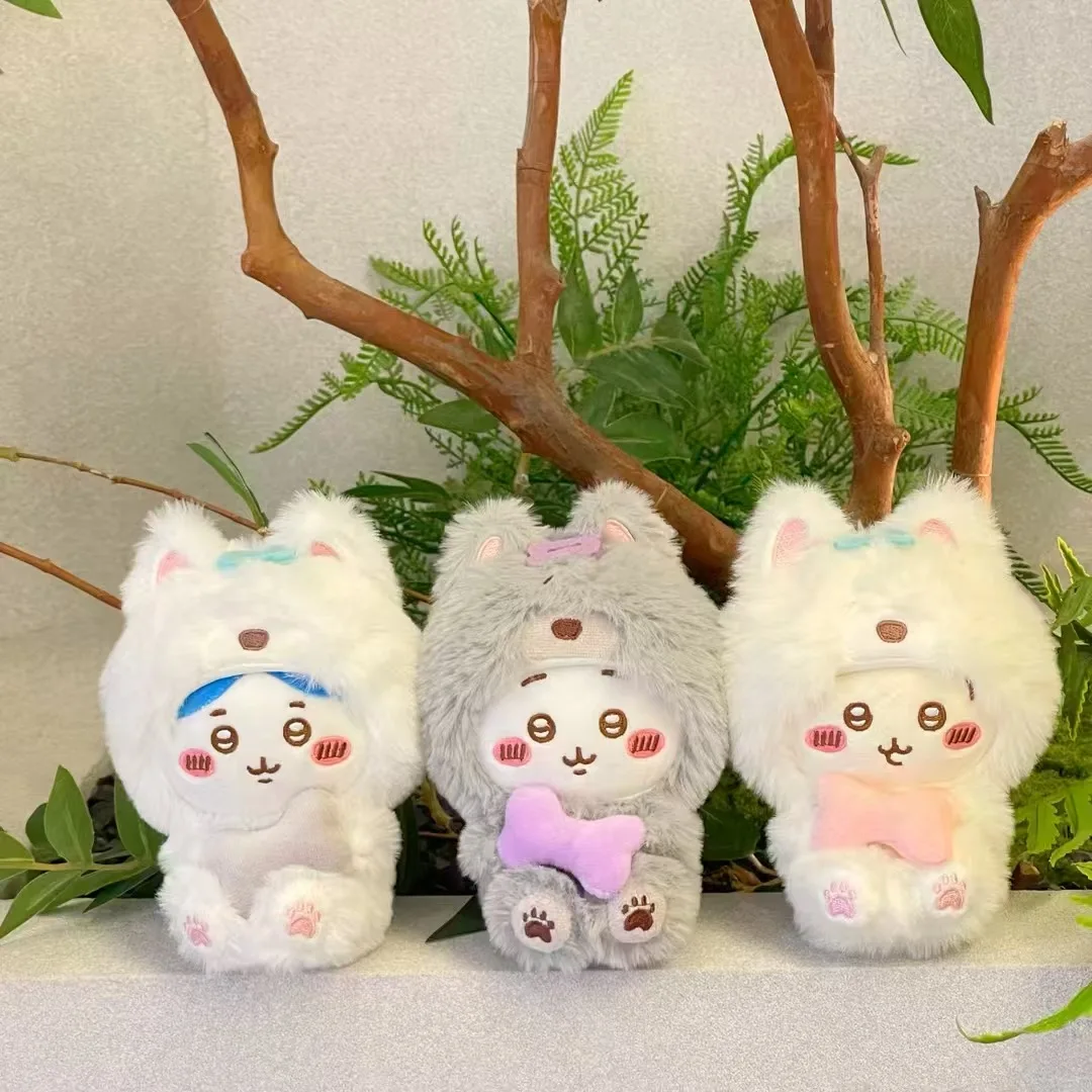 

Новый щенок переодевание Chiikawa Hachiware плюшевая кукла кулон Усаги брелок кукла школьная сумка кулон плюшевая игрушка подарок другу