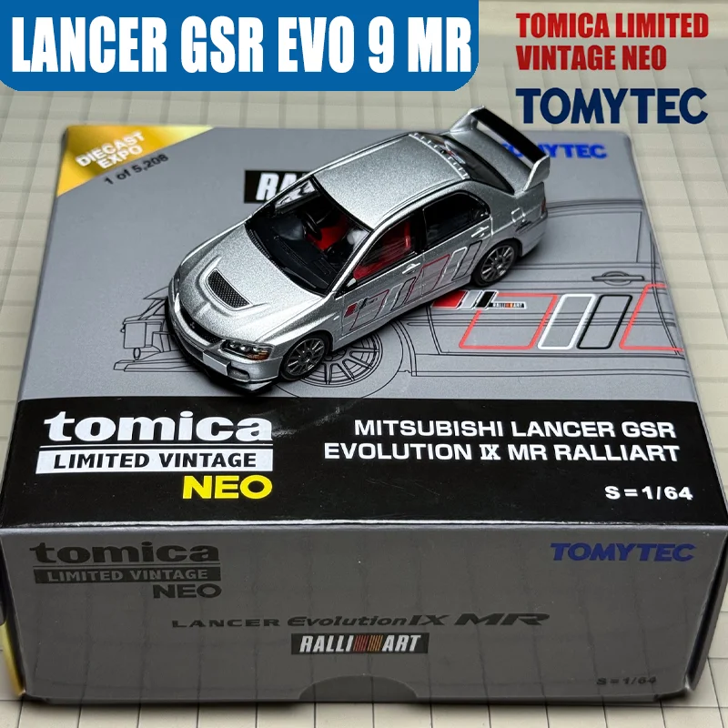 TAKARA TOMY Diecast MITSUBISHI LANCER GSR EVO IX MR RALLIART Model Car Toy