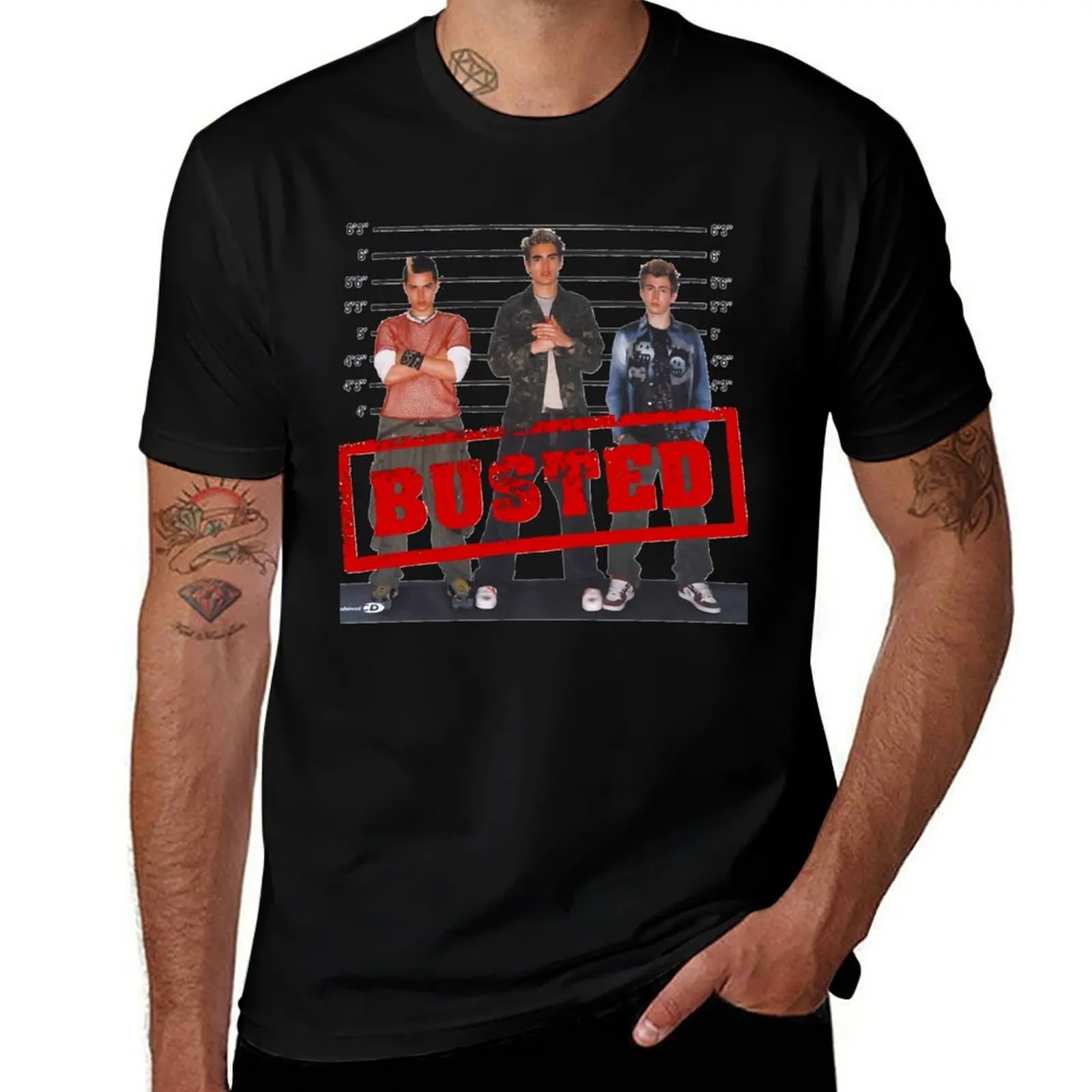 Busted circa 2002 Classic T-Shirt Anti-Fade Casual Tee Shirt T-Shirt
