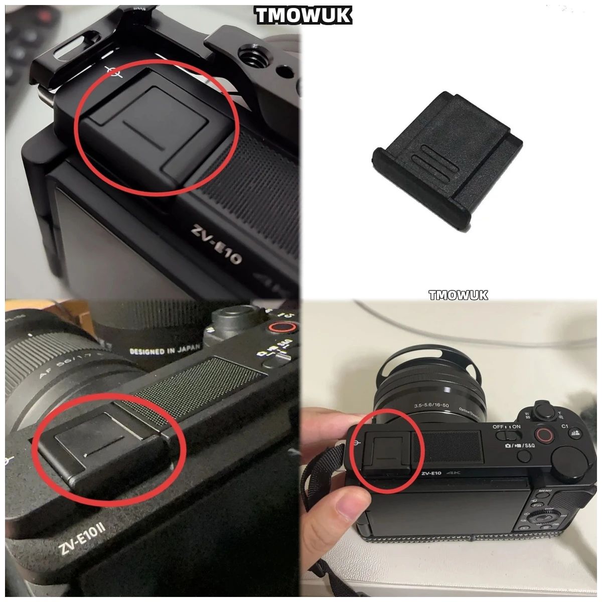 

For Sony A7 III A7R V A7S A7M4 A9 II A6400 A6300 FX3 Hot Shoe Cover Camera Accessories Cap Protector