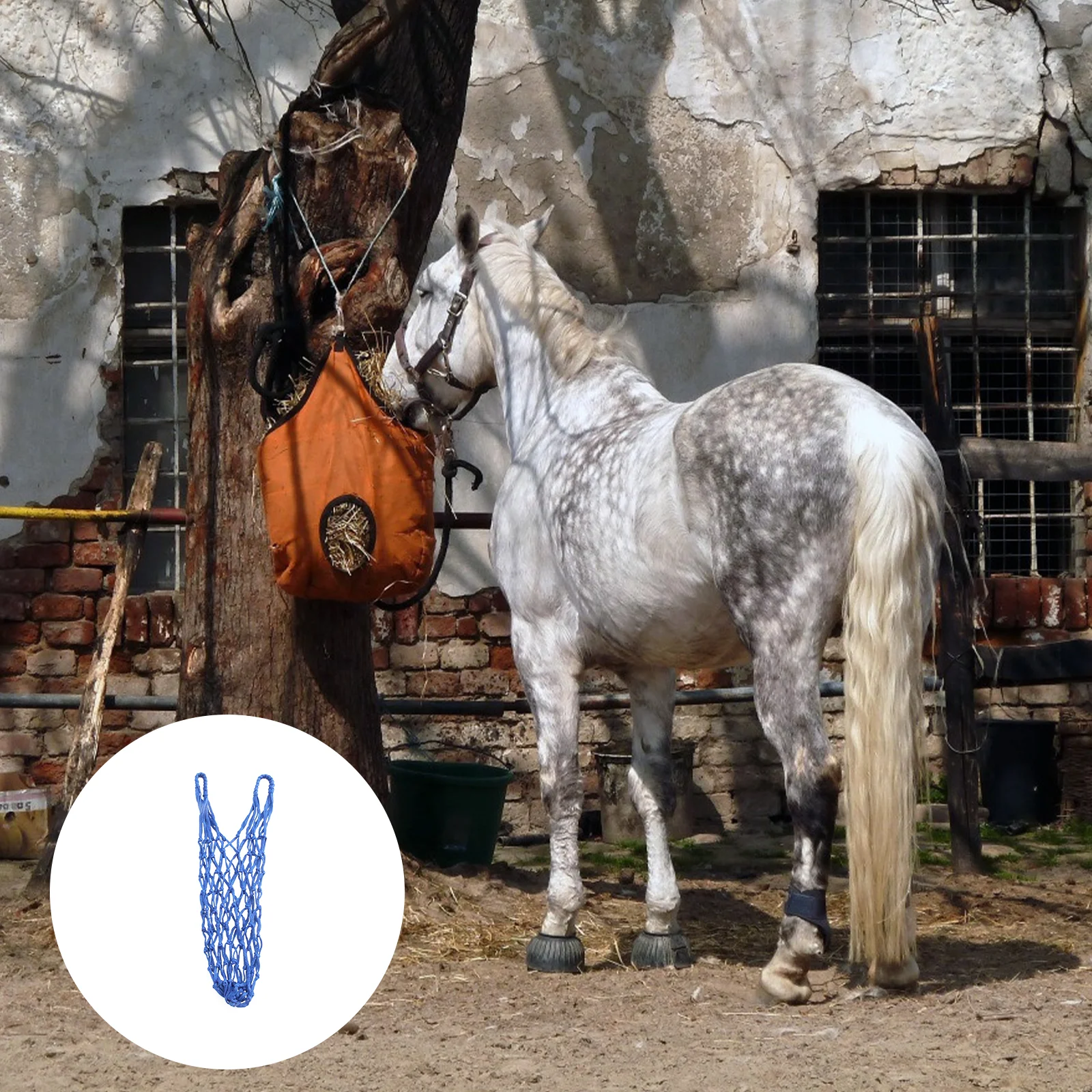 

1Pcs Chicken Feeder Mesh Bag Strong Non-Deformable Food Storage Net for Poultry Livestock Portable Convenient Design