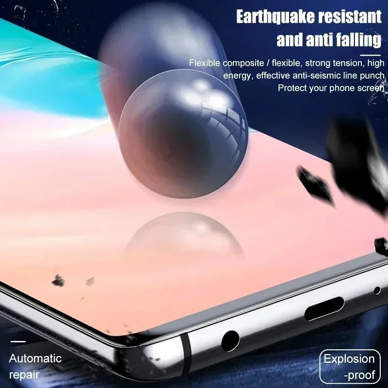 OPPO Find X3 X2 X5 Pro Lite NEO용 3PCS 풀커버 하이드로겔 필름, Reno 6 5 4 3 2 7 8 9 Pro Plus용 스크린 보호 필름, 소프트 필름