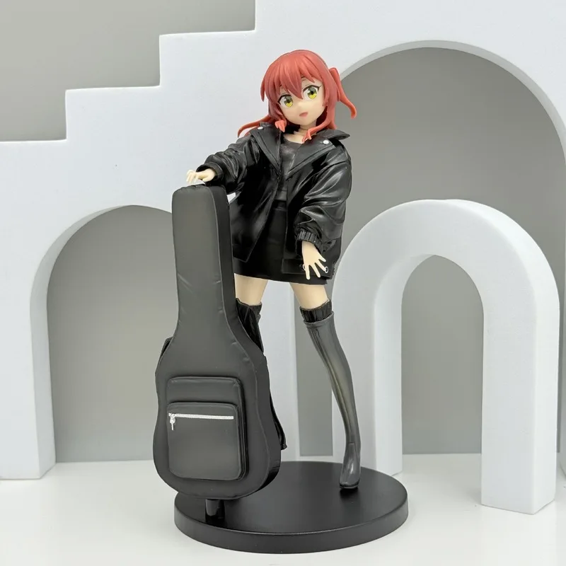 20cm Bocchi The Rock Guitar Gotoh Hitori 피규어 스탠딩 애니메이션 모델 장식 데스크탑 장식품 휴일 선물 컬렉션 장난감