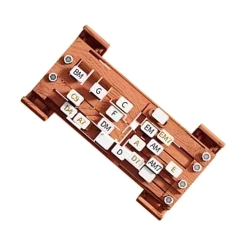 Q39E Guitar Accessories Stringed Musical Instruments Guitar Learning Tool Guitar Chord Presser, Guitar Aid Chords Trainer