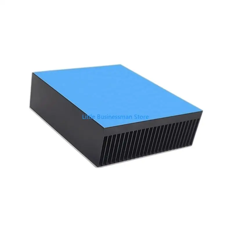 Platinenkühlung, Aluminium-Kühlkörper, 90 x 80 x 27 mm, passiver AL6063-Block für elektronische Reparatur und Geräteservice M76A – Detail 5