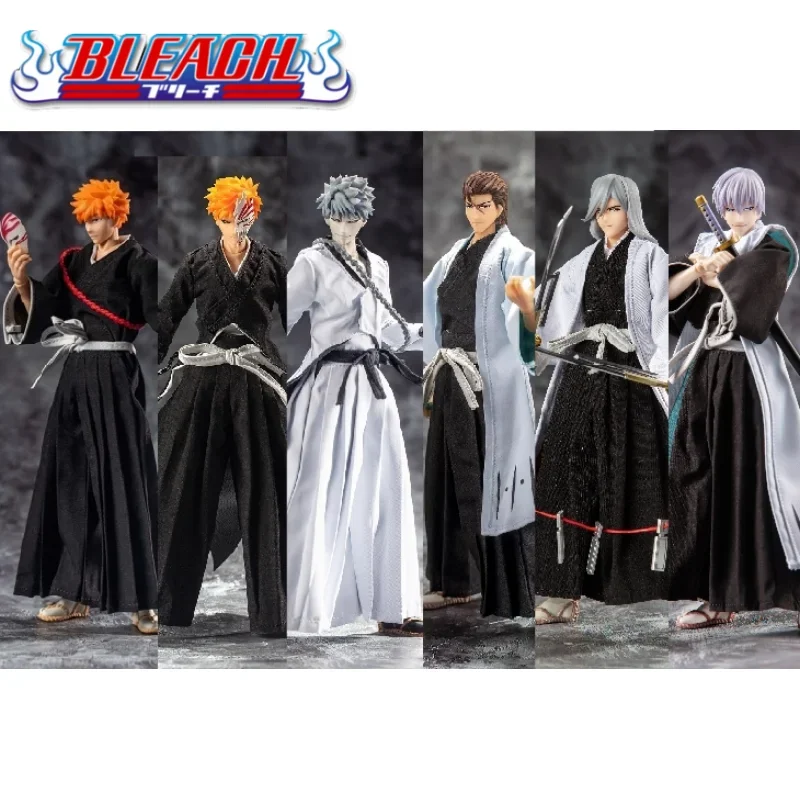 

In Stock Dasin/Great Toys/GT Bleach Kurosaki Ichigo Aizen Sousuke Ukitake Jushiro Ichimaru Gin 18cm/7inch 1/10 SHF Action Toys