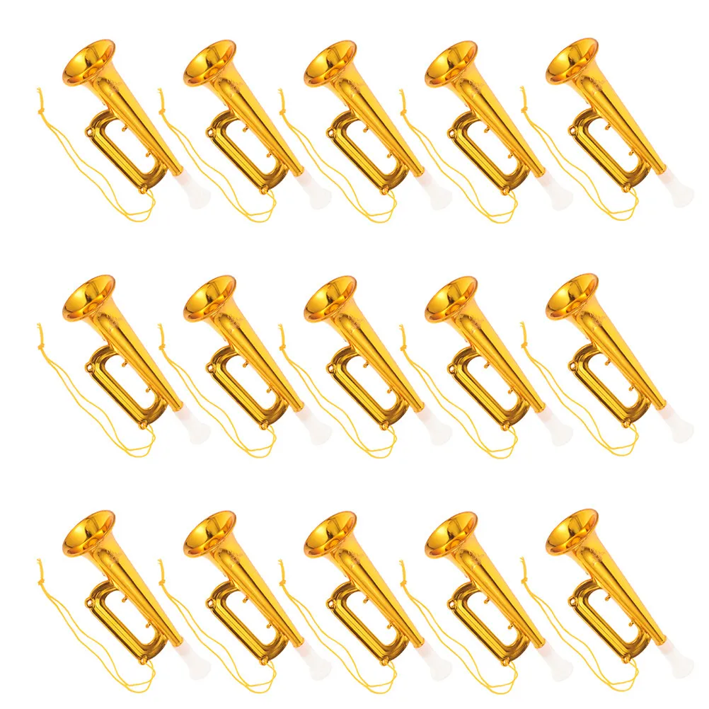 

25 шт. пластиковых горн-труб для болельщиков, громкие шумовые инструменты для вечеринок, спортивных мероприятий, концертов, собраний, воздушные горны для мероприятий