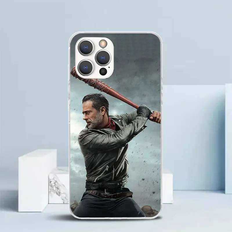 Negan The Walking Dead Phone Case For IPhone 16 17 17E 16E 15 14 Plus 13 Mini 12 11 Pro Max 7 8 + SE 2020 Air Soft TPU Cover 16 view 2
