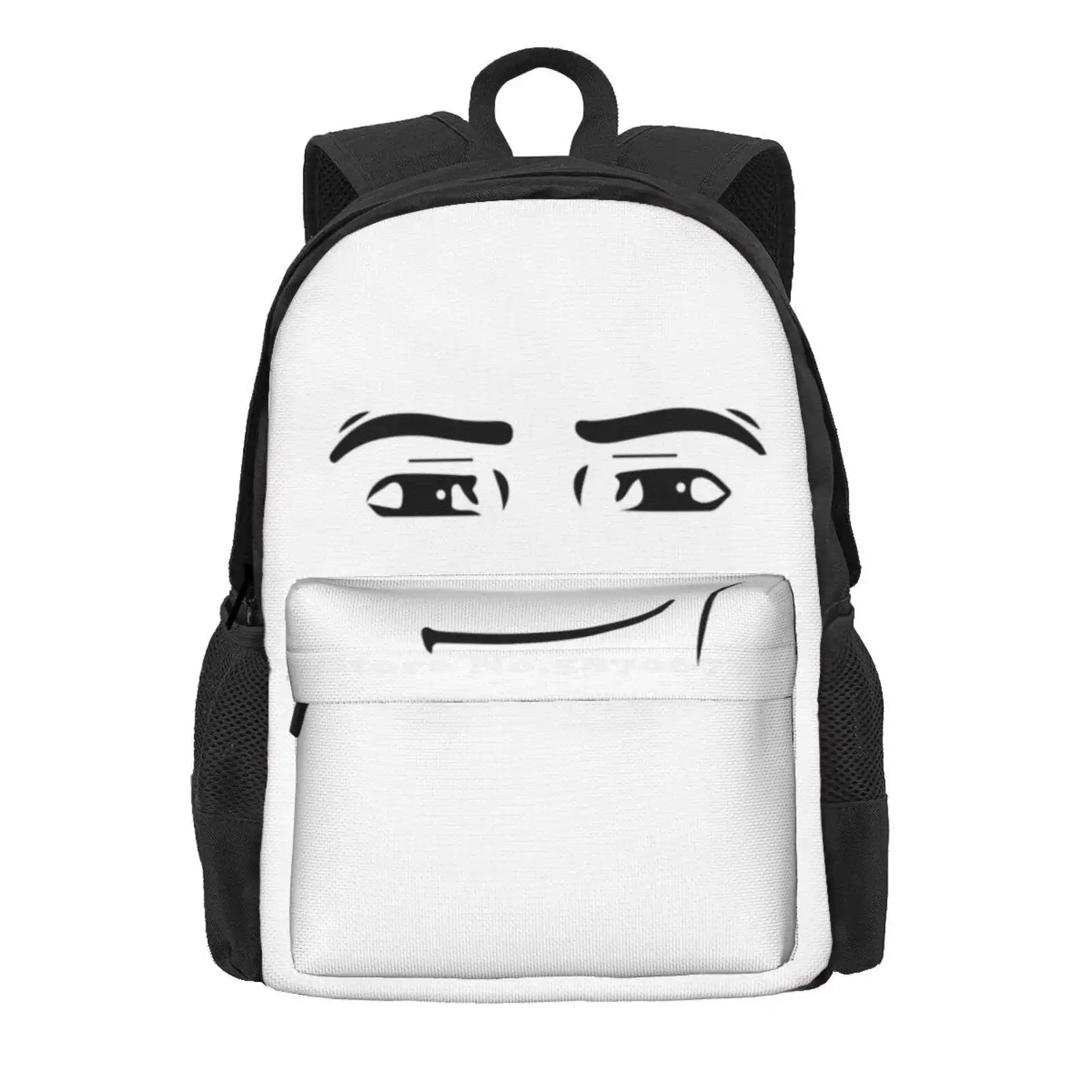 Man Face Hot Sale Schoolbag Backpack Fashion Bags Meme Dank Funny Face Random