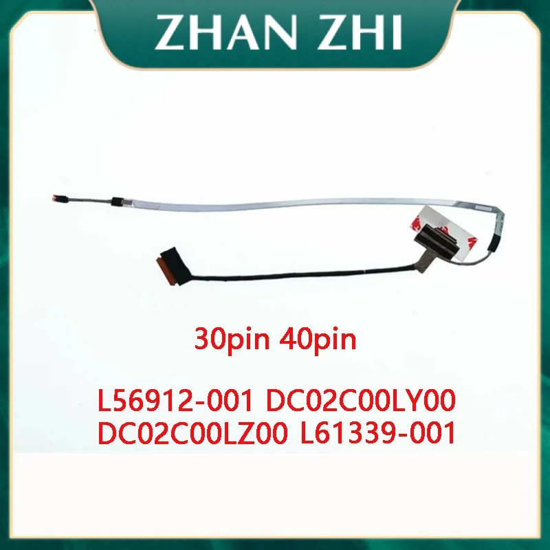 NEW Laptop LCD FHD EDP UHD Cable For HP OMEN 5 6 15-DK 15T-DK TPN-C141 L56912-001 DC02C00LY00 L61339-001 DC02C00LZ00