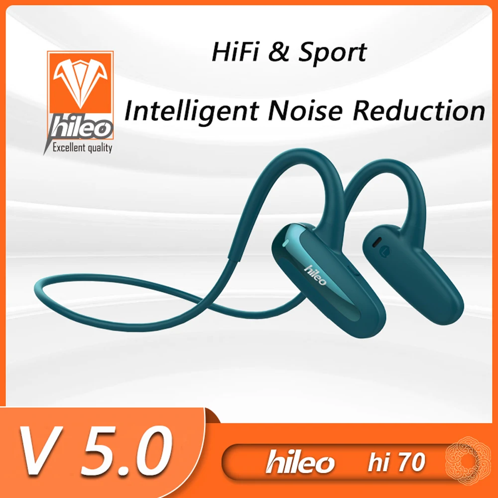 

Hileo Hi70 Fitness Entertainment Sports Wireless Bluetooth Headset Waterproof Extra Long Standby Intelligent Noise Reduction