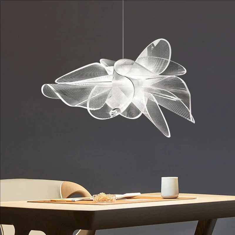 

Nordic personality creative art flower chandelier post-modern minimalist designer exhibition hall clothing store restaurant