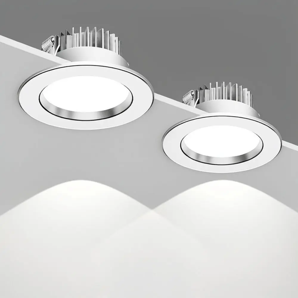 Adjustable Opening LED Downlight Full Spectrum Recessed Ceiling Light Professional Interior Lighting For Home Project