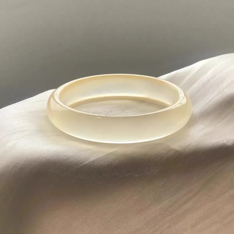 New high-ice champagne gold women's jade bracelet, exquisite, fashionable and gentle temperament