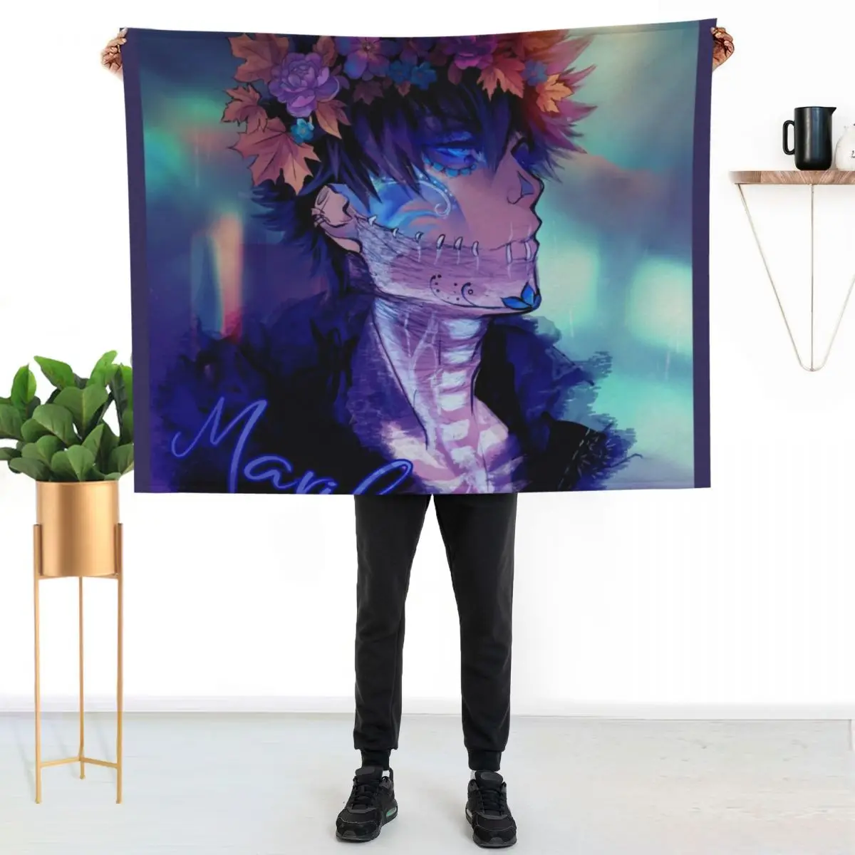 

Dabi - dias de los muertos Throw Blanket Cozy Light Blanket for Travel Camping Picnic