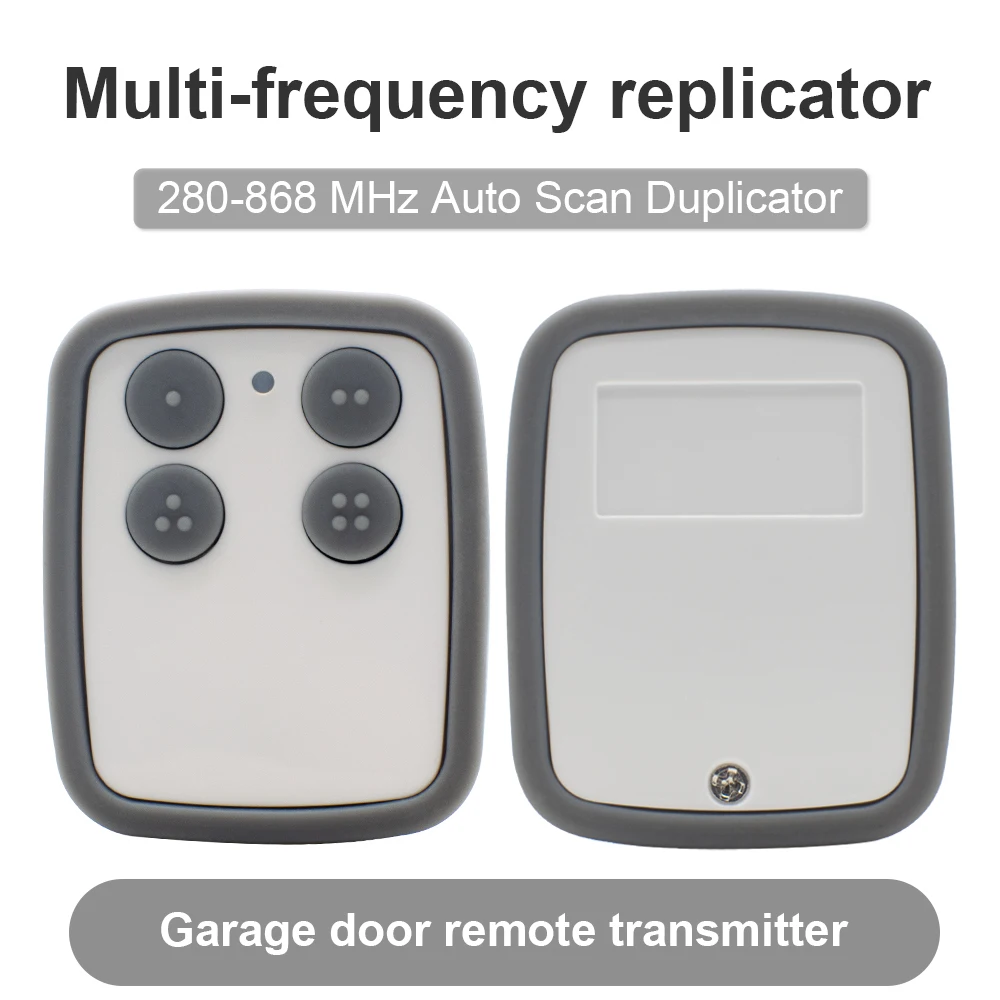 Universal Multi-Frequency Garage Door Remote Control Gate Replicator 433MHz 868MHz Door Opener Fixed Rolling Code Transmitter