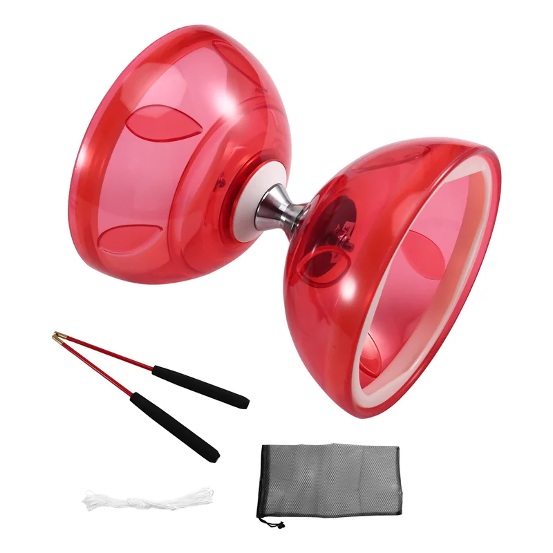 Highly Recommended Three-Bearing Double-Head For Diabolo Outdoor Fitness For Elderly Children Yo-Yo Play