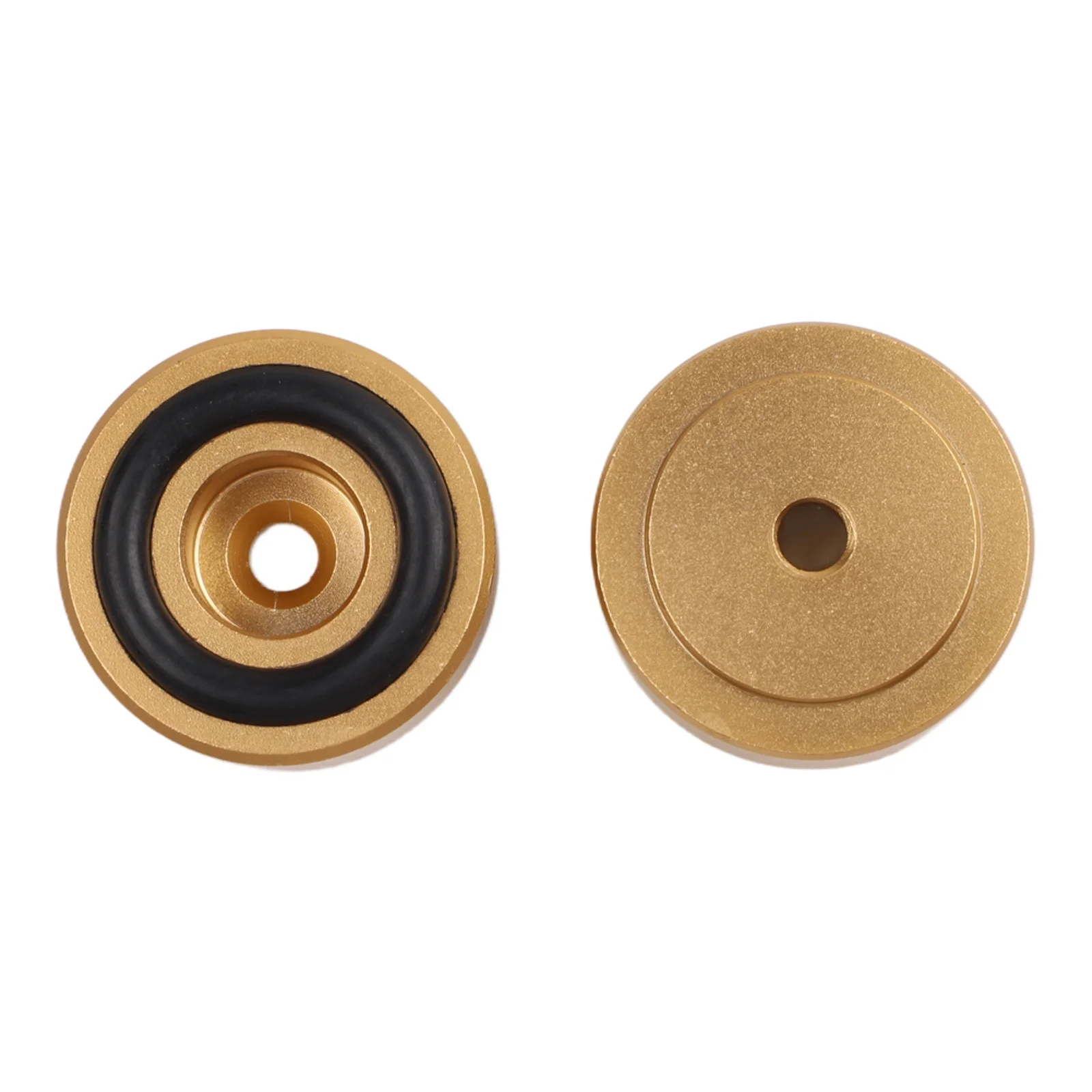 Brass Chopping Board Feet Pack of 8 with Non-Slip Rubber Pads for Use on Wooden Stone or Composite Cutting Boards