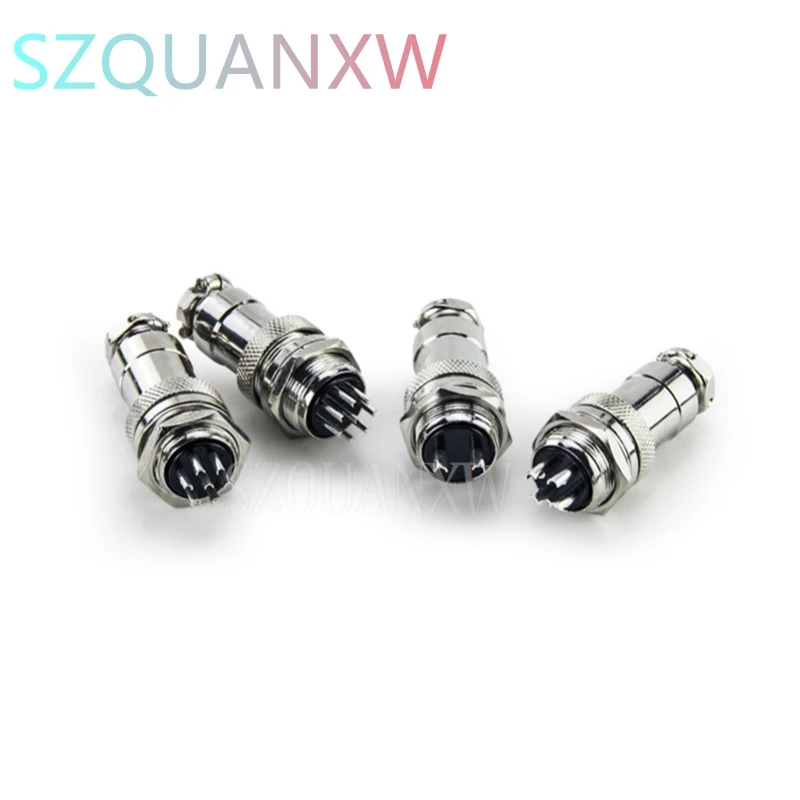 Male+Female GX20 Air Connector 2 3 4 5 6 7 8 9 10 12 14 15 Pin Wire Panel 20mm L94-100Y Circular Aviation Socket Plug Connector