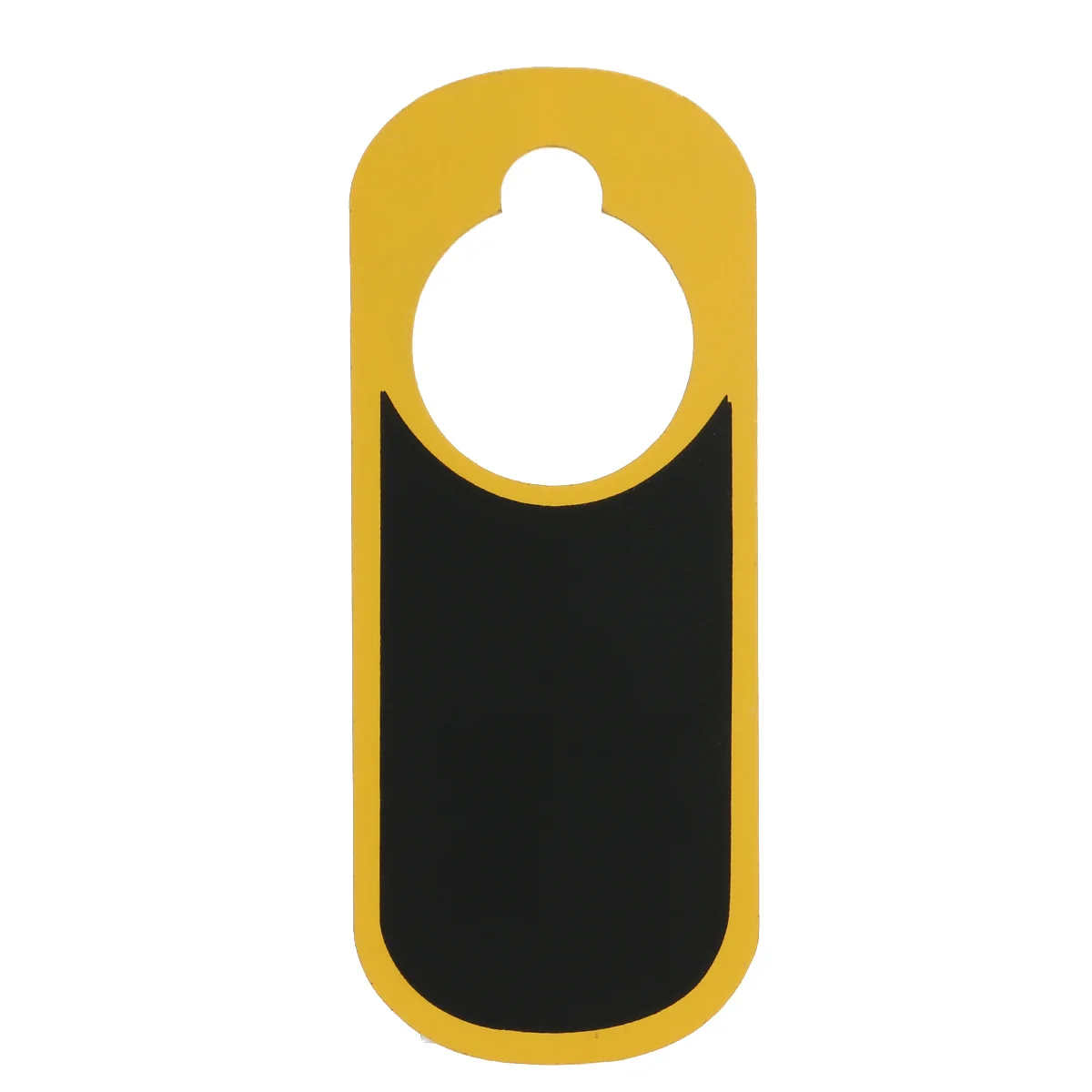 الأصفر باب خشبي شماعات 22X9 سنتيمتر 0.5 سنتيمتر سميكة فارغة السبورة تسجيل جدار معلق مجلس الوجهين باب صغير تحذير العلامة #2