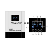 Sun Power Auto 12V 24V Battery Regulator 10a 20a 30a 40a 50a 60a PWM Solar Energy System Power Charge Controller