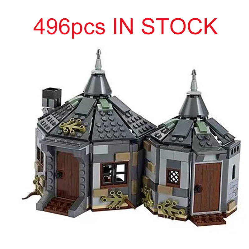 2024 New Moc Magical of Wizards Hagrid Hut Buildin Blocks Compatible With 75947 Brick Toy Children Christmas Birthday Gift Diy